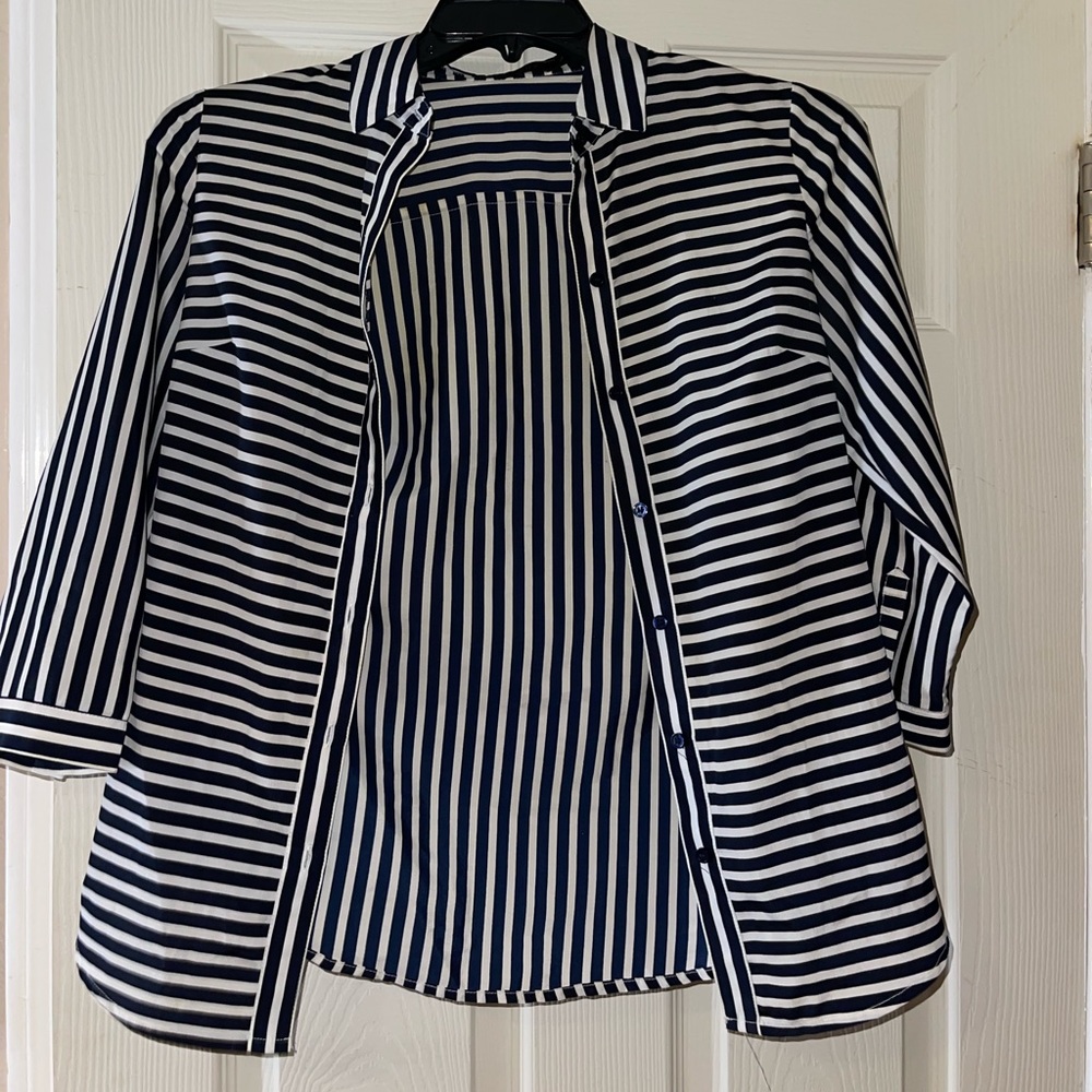 Striped long sleeve shirt